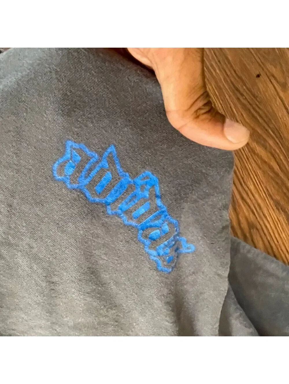 Vintage Y2K Adidas Goth Logo Tee
